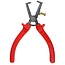 Hofftech Slanke afstriptang - 150 mm - robuuste grip - instelbare stelschroef - rood