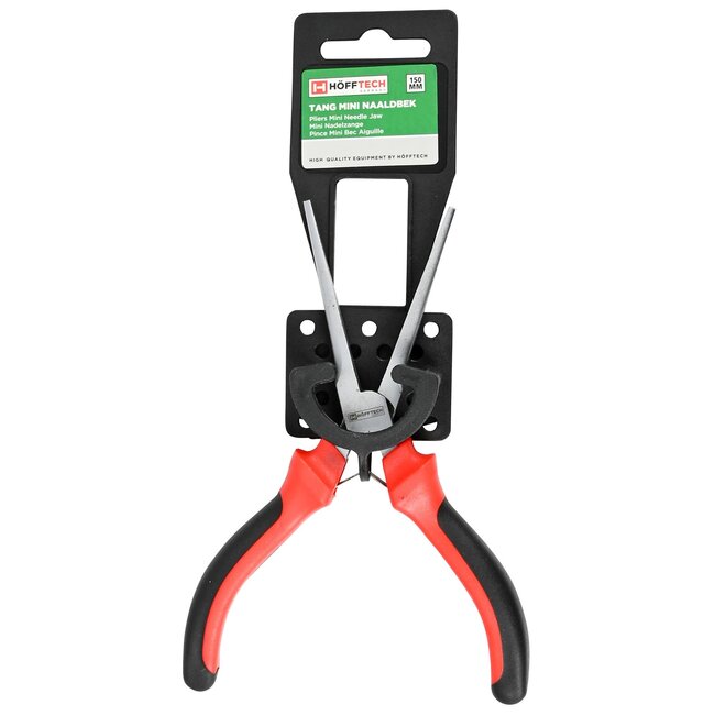 Benson Mini naaldbektang - precisiewerk - 150 mm - rood/zwart