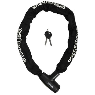 Benson Kettingslot - maximale veiligheid - 900 mm - stootvast - incl. 2 sleutels - canvas hoes - zwart