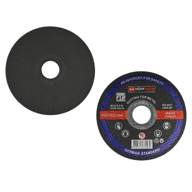 Hofftech Metaal doorslijpschijf - 115 x 1 mm - Ultradun en krachtig - Voor ferro en non-ferro metalen