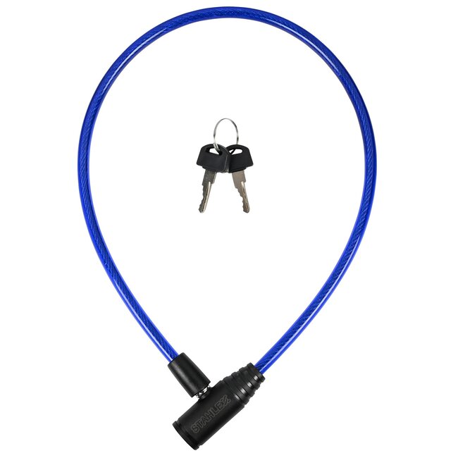 Stahlex Multifunctioneel kabelslot - Ø 8 mm x 650 mm - Diverse kleuren - Inclusief 2 sleutels