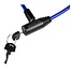 Stahlex Multifunctioneel kabelslot - Ø 8 mm x 650 mm - Diverse kleuren - Inclusief 2 sleutels