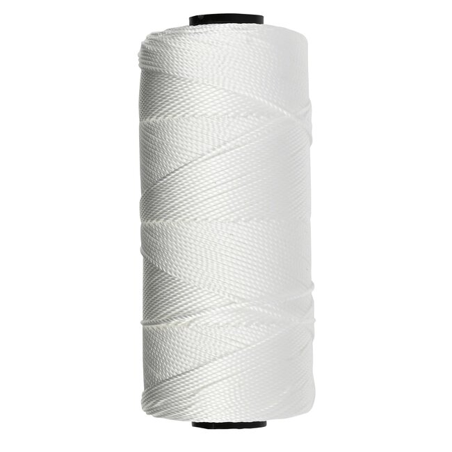 Benson Sterk en veelzijdig vliegertouw - 200 meter - 0,5 mm - wit