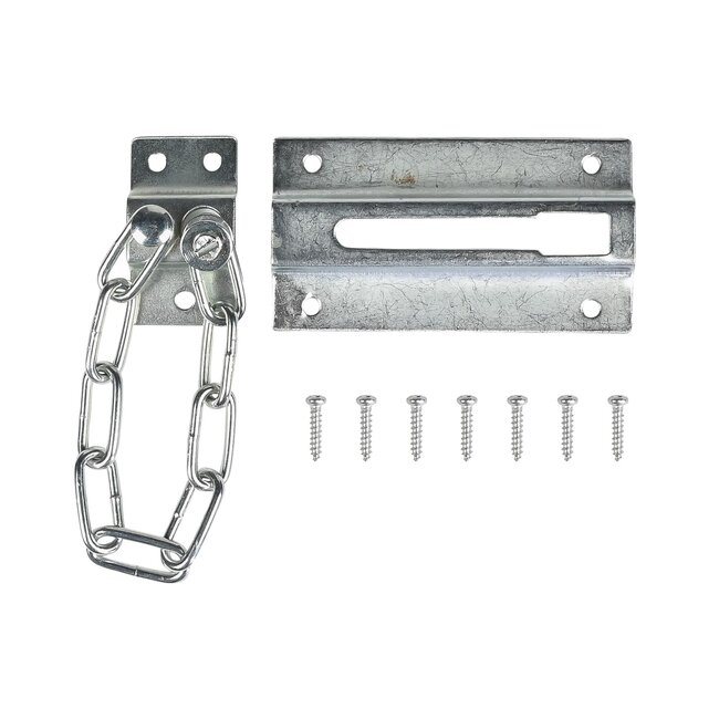 Benson Deurketting - RVS en nikkel - 16 cm - Inclusief bevestigingsmateriaal