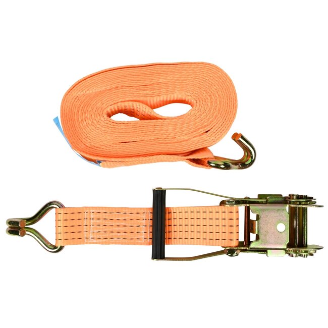 Benson Professionele spanband set - 9 meter - 5 ton capaciteit - TÜV-GS gecertificeerd - Geel