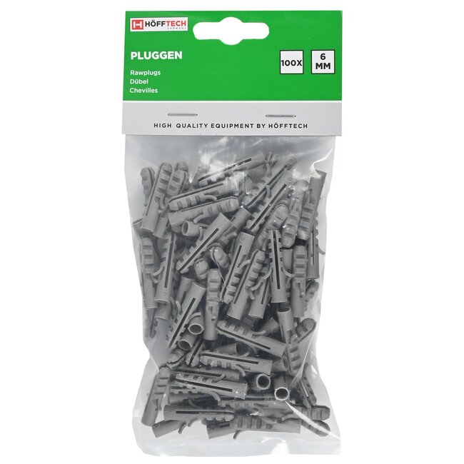 Benson Nylon pluggen - Ø 6 mm x 30 mm - 100 stuks - veelzijdig en duurzaam