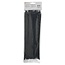 Hofftech Zwarte tie ribs - 3.6 x 300 mm - 100 stuks - UV-bestendig - Duurzaam nylon