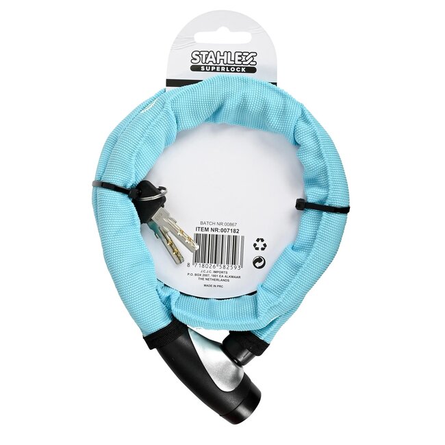 Stahlex Sterk pantserslot - Weerbestendig - Ø 15 mm x 90 cm - Kleurenmix