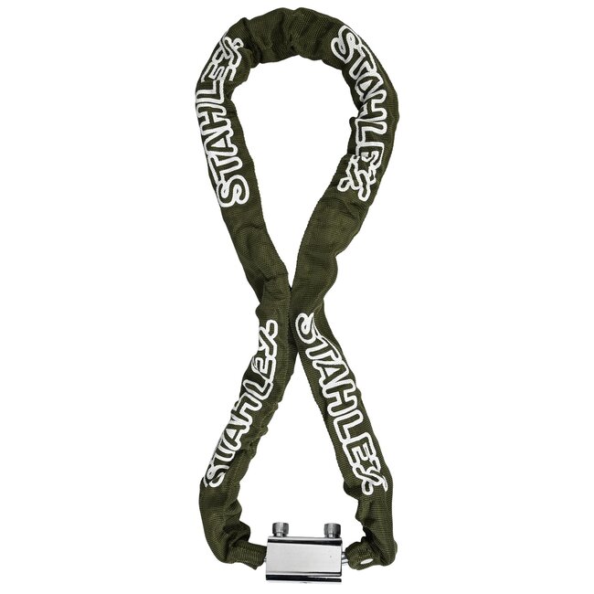 Stahlex Kettingslot - Kleurenmix - Ø 8 mm x 1200 mm - Inclusief 2 sleutels en canvas hoes