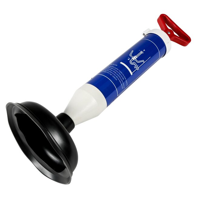 Benson Krachtige gootsteenontstopper - milieuvriendelijk - veelzijdige opzetstukken - 38 cm lengte - 400 kg zuigkracht