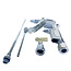 Hofftech Luchtpistoolset - Blaaspistool Kort en Lang - 7-delig - Ergonomische Handgreep - Verwisselbare Tips