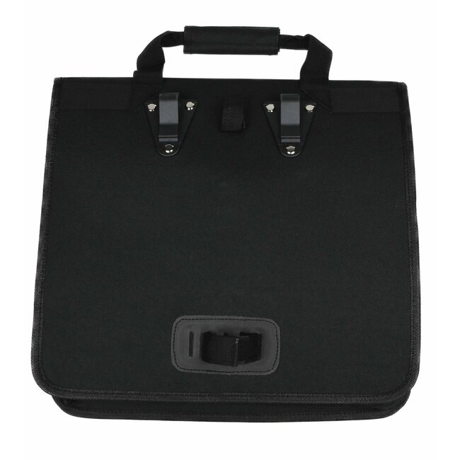 Lastpak Enkele fietstas - gepatenteerde vergrendeling - 17 liter - zwart