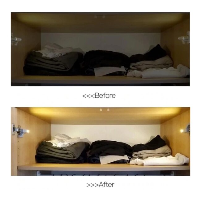 Ruhhy 3 LED Lamp voor Scharnierkast - Universele Pasvorm & Eenvoudige Installatie