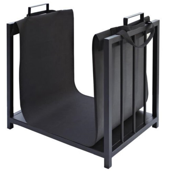 Kaminer Stijlvolle Metalen Houtmand voor Openhaard - Houd je Ruimte Gezellig