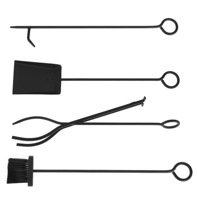 Kaminer Stijlvolle Houtstandaard met Accessoires - Voor een Gezellige Openhaard