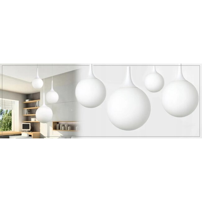 TooLight Moderne hanglamp - minimalistisch design - glas en staal - Ø 25 cm - verstelbare kabel