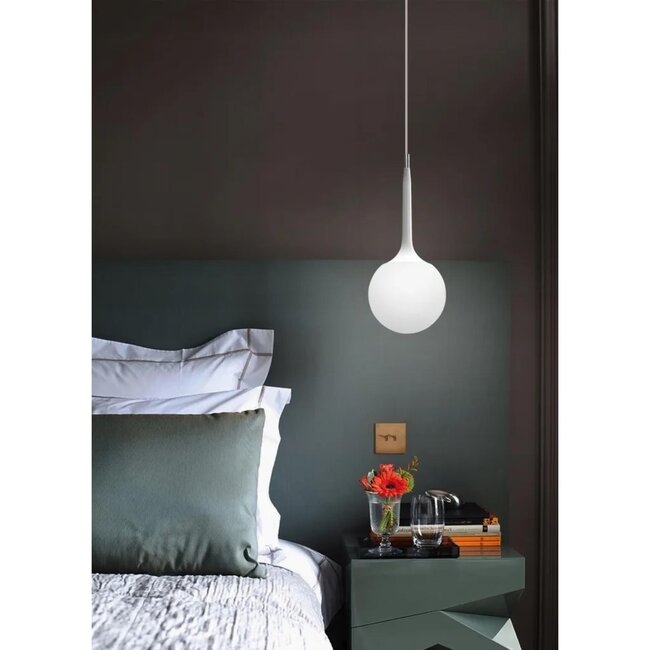 TooLight Moderne hanglamp - minimalistisch design - glas en staal - Ø 25 cm - verstelbare kabel