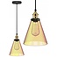 TooLight Hanglamp Verto APP043-1CP - E27 - 13 x 18 cm - Bruin
