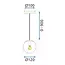 TooLight APP1249-1CP Hanglamp Goud - Elegante Verlichting met 1 Lichtpunt