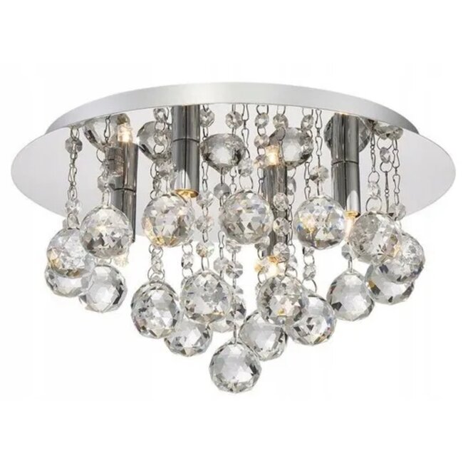 TooLight Kristallen plafonnière - Ø 25 cm - Verstelbare ketting - G9 fitting