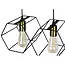 TooLight APP1133-5CP Elegante Hanglamp Zwart/Goud - Modern Design
