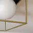 TooLight Gouden en zwarte plafondlamp - geometrisch design - verstelbare lampenkap - 13 x 13 x 15,5 cm
