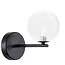TooLight Wandlamp APP1160-1W - E27 - Metaal/Glas - Zwart