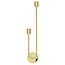TooLight Wandlamp - 2 lichtpunten - goud - elegant design - E14 fitting