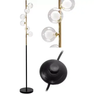 TooLight Staande lamp APP917-6F - G9 - 25 x 164 cm - Goud