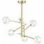 TooLight Hanglamp APP919-6CP - G4 - 6 Lichtpunten - Goud
