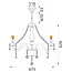 TooLight Plafondlamp 392183 - E14 - 67.5 x 62 cm - Chroom