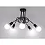 TooLight Hanglamp Paradise 392252 - E27 - 5 Lichtpunten - Zwart