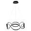 TooLight Hanglamp Twist APP799-CP - Incl Afstandsbediening - Zwart/Wit