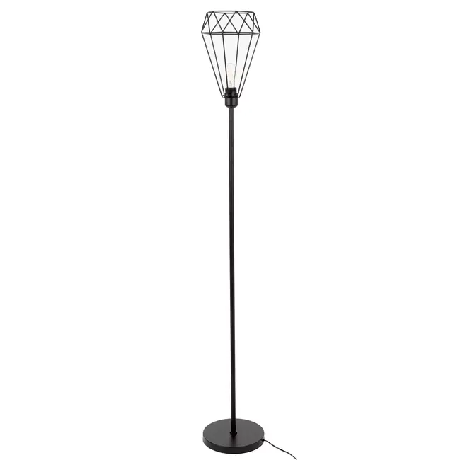 TooLight Moderne staande lamp - slank ontwerp - sfeervolle verlichting - 171,5 cm - zwart
