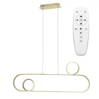 TooLight Hanglamp APP809-CP - Incl. Afstandsbediening - Goud