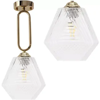 TooLight Hanglamp APP1025-1CP - E27 - 20 x 47 cm - Goud