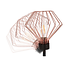 TooLight Plafondlamp APP535-2C - E27 - 2 Lichtpunten - Zwart/Rosé Goud