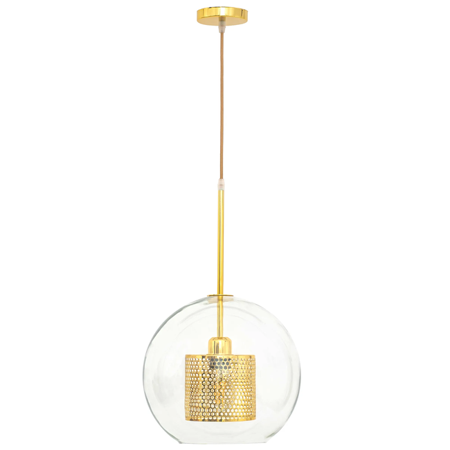 TooLight Hanglamp APP556-1CP - E27 - Ø30 cm - Goud