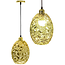 TooLight Hanglamp APP565-1CP - E27 - 20 x 30 cm - Goud