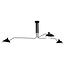 TooLight Moderne hanglamp - 3 lichtpunten - zwart - industrieel design