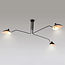 TooLight Moderne hanglamp - 3 lichtpunten - zwart - industrieel design