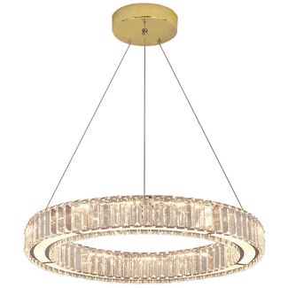 TooLight Hanglamp Kristal APP1079-CP - 50 x 100 cm - Goud