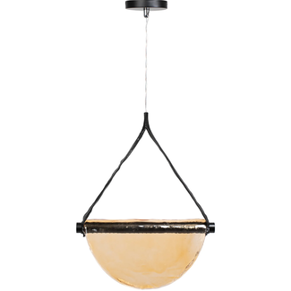 TooLight Hanglamp APP1077-CP - 28.5 x 32 cm - Oranje/Zwart