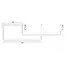 TooLight Edge Design Lijn LED Hanglamp - Zwart - 150 cm