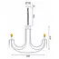 TooLight Hanglamp APP765-6CP - E14 - 6 Lichtpunten - Goud