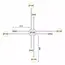 TooLight Plafondlamp APP524-8C - Incl. Afstandsbediening - Goud