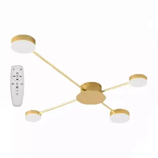 TooLight Plafondlamp APP520-4C - Incl. Afstandsbediening - Goud