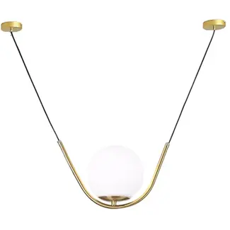 TooLight Hanglamp APP689-1CP - E27 - 43 x 70 cm - Goud