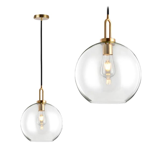 TooLight Hanglamp APP630-1CP - E27 - Ø25 cm – Goud