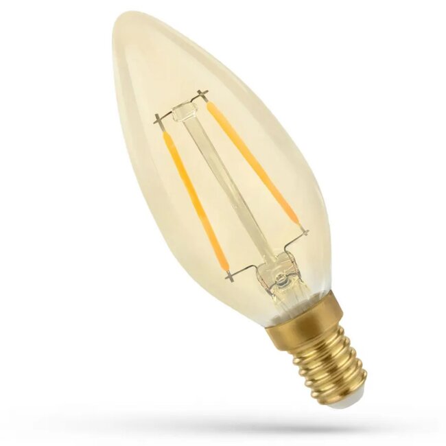 Spectrum Warme Led Lamp - E14 - 5 Watt - 230V - Amber